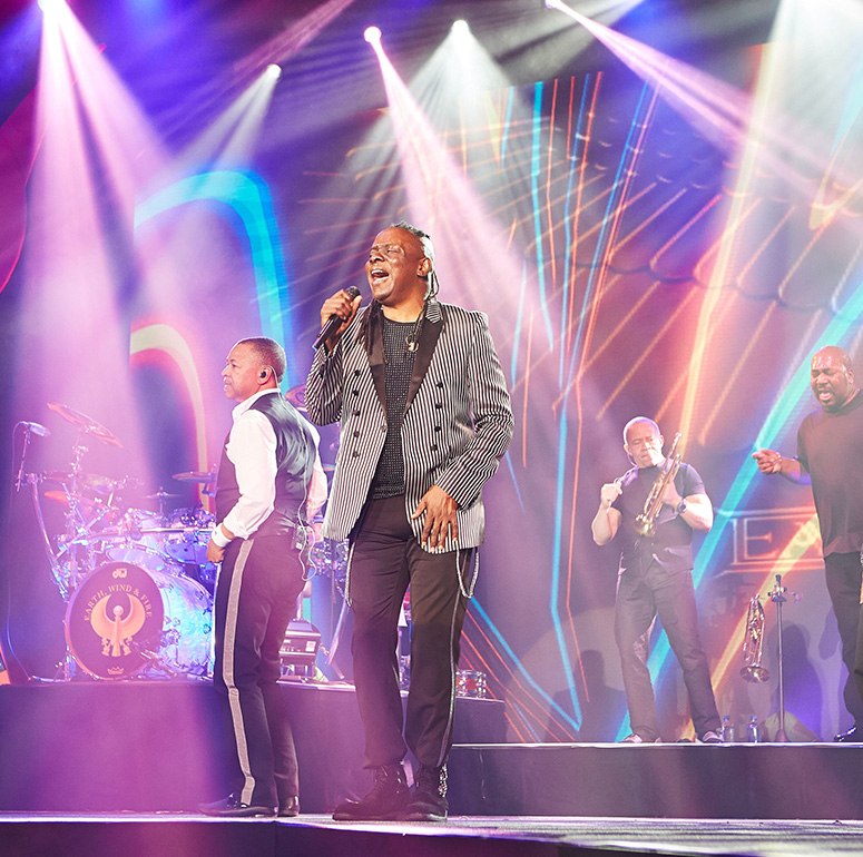 Earth, Wind and Fire perform at branded event