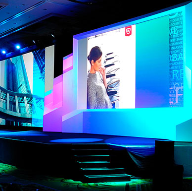 Corporate event production for McAfee